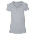 thumbnail image 3 of Hanes Girls 4-16 Shirred V-Neck T-Shirt, 3 of 4