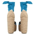 thumbnail image 3 of Apargata Puntal De Plataforma Con Yute Valeria Lona Premium Azul Para Mujer, 3 of 5