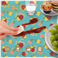 thumbnail image 6 of Pioneer Flower Floral Print Pattern Round Tablecloth 60 X 60 Inch, Wrinkle Resistant Wipeable Table Cloth for Kitchen Dining Picnic Patio Party, 6 of 6