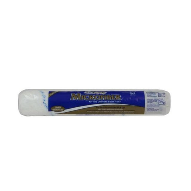 Arroworthy Microfiber 14 in. Paint Roller Cover for Semi-Smooth Surfaces, White