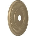 thumbnail image 2 of Ekena Millwork 22"OD x 3 1/2"ID x 1"P Berkshire Thermoformed PVC Ceiling Medallion (Fits Canopies up to 10 1/8"), Universal Metallic Champagne Mist, 2 of 5