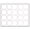 White, variant on Interchangeable Magnetic Characters- Circles- Blue- .75 in. Dia.- 20-Pack