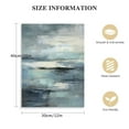 thumbnail image 2 of COMIO Blue and Grey Wall Art-Abstract Picture Canvas Print Wall Painting Modern Artwork Canvas Wall Art for Living Room Home Office Décor, 2 of 5