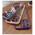thumbnail image 4 of Luxury Glitter Diamond Transparent Case For iPhone 14 13 12 11 Pro Max Plus Lens Protection Shockproof Bumper Cases Cover, 4 of 5