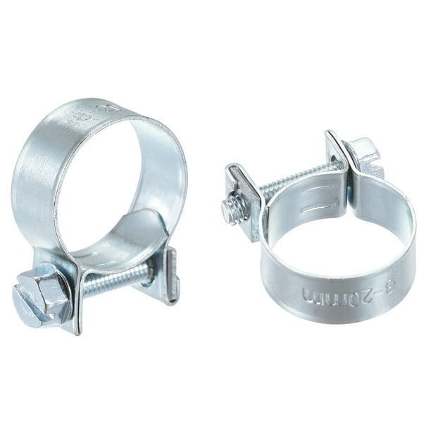 Uxcell 1820mm Mini Fuel Injection Hose Clamp Zinc Plated Steel Fuel
