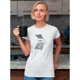 thumbnail image 2 of Grey-Scale Stingrays Iii. T-Shirt Women -Studio W Designs, Female 3X-Large, 2 of 4
