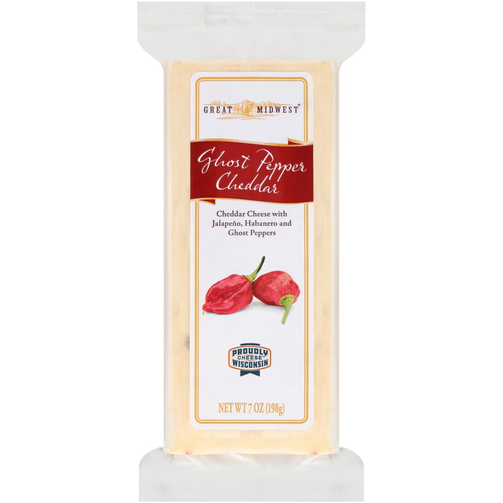 Great Midwest Ghost Pepper Cheddar Cheese 7 oz