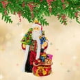 thumbnail image 2 of Huras Family 7.00In Warwick Hall Santa, Glass, Hand Painted, Keepsake Hf991, 2 of 4