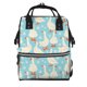 thumbnail image 1 of Easygdp White Geese and Flower para Bolsa de Bebé de Gran Capacidad con Múltiples Bolsillos, Bolsa de Pañales para Padres, Bolsa de Viaje Organizada y Elegante, 1 of 6