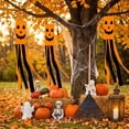thumbnail image 5 of Halloween Pumpkin Windsock- Polyester Outdoor Hanging Decoration for Porch, Fence, Garden & Patio, 5 of 6