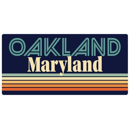 

Oakland Maryland 5 x 2.5-Inch Fridge Magnet Retro Design
