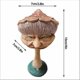 thumbnail image 2 of Mushroom Granny Human Face Mushroom Garden Decor Creative Outdoor Lawn Statue Mushroom Granny Resin Crafts, 2 of 5