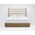 thumbnail image 3 of Magnussen 7002 Solid Wood and Fabric Queen Panel Bed in Brown/Omari Natural, 3 of 3