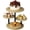 Oak, variant on Oak Wooden Rotating Cake Stand, 4 Tiered Dessert Display for Parties, Weddings and Showers