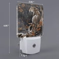 thumbnail image 2 of Fuzoiu Leopard On Tree Branch Print Dusk to Dawn LED Night Light with Light Sensor, Energy-Efficient Touch-Safe Night Lamp for Home, Office, and Kids' Rooms-EU, 2 of 7