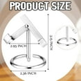 thumbnail image 2 of QZS Display Stand,Reusable Crystal Mineral Specimen Display Stand,Portable Metal Easel Crystals Holder for Rocks,Geodes,Heart Stones,2Pack, 2 of 6