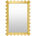 thumbnail image 3 of Mark&Day Wall Mirror, Houtdorp Traditional Gold Rectangle Vanity Mirrors for Bedroom Living Room Bathroom and Entryway Home Decor, Mounted Gilded Wood Frame Mirror for Walls (35" H x 25" W), 3 of 8
