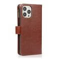 thumbnail image 2 of Allytech iPhone 14 Pro Max Wallet Case, 9 Cards Holder Zipper Wallet Case for Women Men Shockproof Hand Strap Full Protective Flip Stand Case Cover for  Apple iPhone 14 Pro Max - Brown, 2 of 8