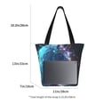 thumbnail image 2 of Lsque Crystal Pattern White Horse Pattern Beach Tote,Shoulder Handbag,Spacious Tote Bag,Lightweight Travel Bag,Versatile Shopping Bag, 2 of 6