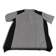 thumbnail image 3 of Yievot Men's Muscle Slim Henley Shirts Short Sleeve Crewneck Longline T-Shirt Gym Athletic Workout Shirt Tees with Button, 3 of 6