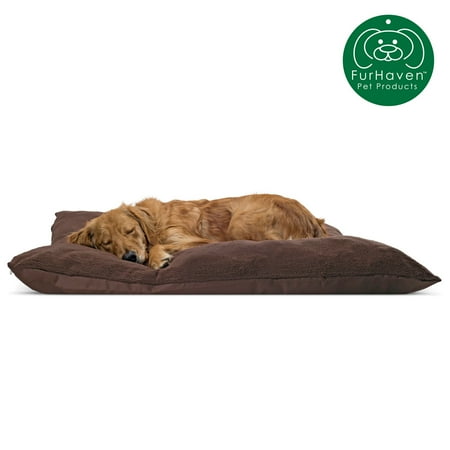 Furhaven Pet Dog Bed Oxford Terry Pillow Pet Bed For Dogs