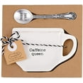 thumbnail image 2 of Caffeine Coffee Mug Spoon Rest Set Caffeine Queen, 2 of 3