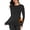 Black, variant on Thermal Shirts for Women, Fleece Lined Thermal Layer Long Sleeve Undershirt, Ultra-Soft Thermal Top for Cold Weather