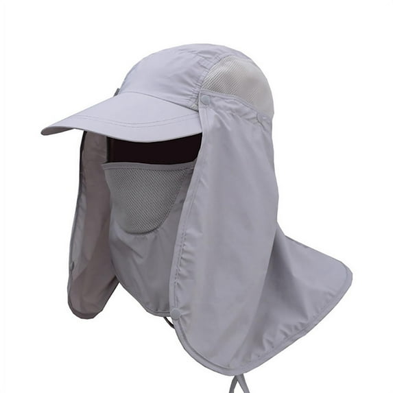 Magazine Fishing Caps For Men Women Sun Protection,Removable Ear Neck Cover Outdoor Sunshade