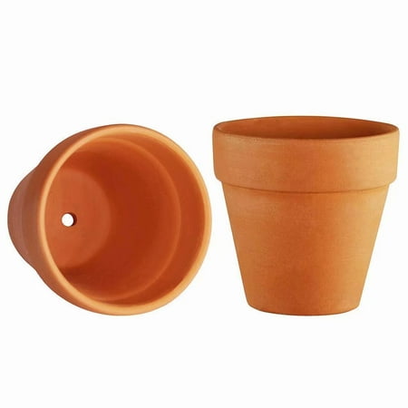 Outdoor Garden Pottery Mr. Garden Clay Planter Pots 3.15-Inch, Indoor/Outdoor Terracotta Pot Clay Ceramic Pottery Planter, Great Crafts for Cactus/Flower/Succulent Plants, Blue, 6 Pack ()