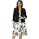 thumbnail image 1 of Conjunto De 2 Piezas Con Estampado De Lazo De Trabajo Para Mujer Negro S, 1 of 6