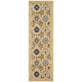 thumbnail image 3 of SAFAVIEH Evoke Charlotte Floral Runner Rug, Gold/Ivory, 2'2" x 7', 3 of 8