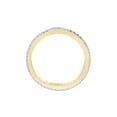 thumbnail image 3 of 1/2 CT Round Cut Natural White Diamond Eternity Wedding Band Ring For women In 10K Solid Yellow Gold (Color: I-J, Clarity: I2-I3, 0.50 Cttw) -9.5, 3 of 5