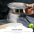 thumbnail image 3 of WRITWAA Stainless Steel Flour Sifter for Baking - Kitchen Sieve Tool, 1 Piece, Easy to Use and Clean, 3 of 8