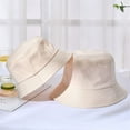 thumbnail image 3 of CoCopeaunts Summer Bucket Hat for Women Spring Summer Outdoor Sunscreen Bucket Caps Simple Solid Color Men Fisherman Hat, 3 of 8