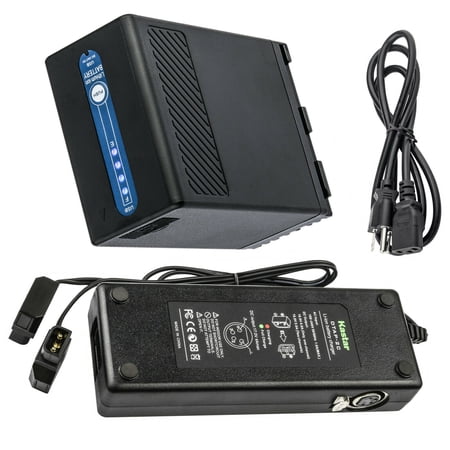 Kastar 1-Pack BP-A68 Battery and Dual D-Tap Fast Charger Compatible with Canon C500 EF mount 4K Cinema Camera EOS C500 PL 4K Cinema PL C 500 Camcorder EOS C500 Mark II 6K Full-Frame Camera