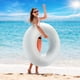 thumbnail image 3 of Anillo flotante luminoso LED anillo de natación creativo de PVC juguetes para deportes acuáticos para adultos JShteea El nuevo, 3 of 9