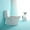 Gloss White, variant on Dual-Flush One Piece Toilet,1.1/1.60 GPF Water-Saving Elongated Comfort Height Floor Mounted Toilet,Soft Closing Seat,LIGHT GREY