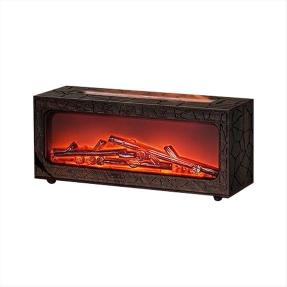 Mini Difusores de Aceites Esenciales para Chimenea. Humidificador de Chimenea con Control Remoto. Difusor de Llama para Hoguera. Luz de 7 Colores C