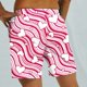 thumbnail image 4 of Puntoco Pantalones Cortos De Playa Para El Día De San Valentín Para Hombre, Pantalones Cortos Estampados Con Bolsillo Con Cordón, Pantalones Cortos Rosa Xxxxl,Pantalones Cortos Hombre, 4 of 5