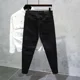 thumbnail image 4 of Pantalones vaqueros rotos y desgastados para hombre, ajustados, rotos, vaqueros para hombre, ajustados, negros, con agujeros, ajustados, de diseñador, de algodón, 4 of 5