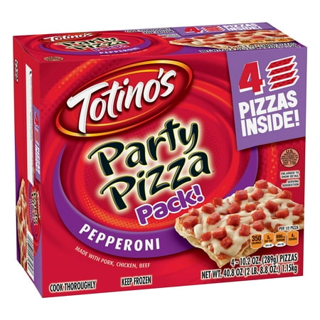 totino s pepperoni party pizza pack 40 8 oz walmart com