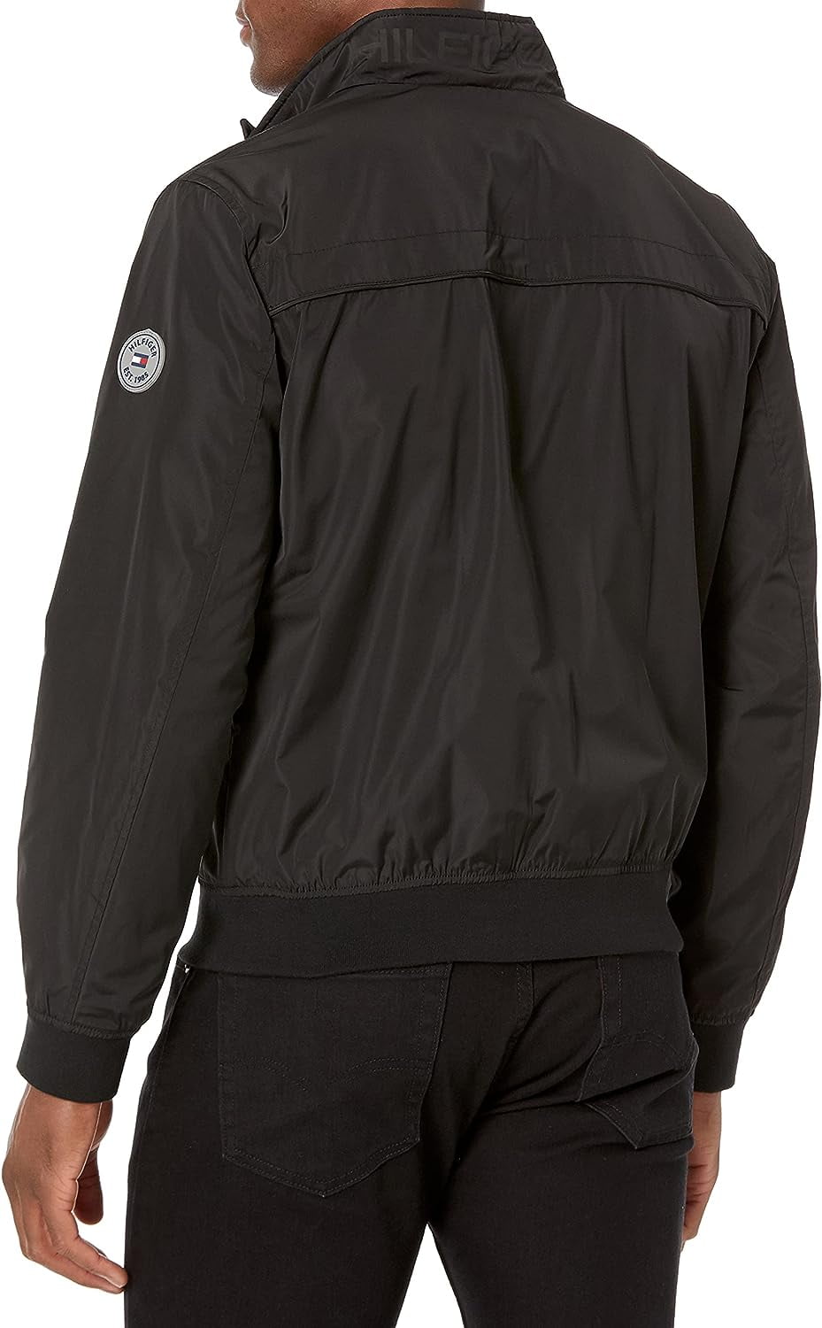 Tommy hilfiger men's performance faux memory bomber jacket discount