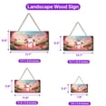 thumbnail image 5 of My Cat is My Valentine Cute Siamese in Gift Box Landscape Wood Sign Cat Lover Kitten Owner Gifts Hanging Wall Home Decor - 3006, 5 of 5