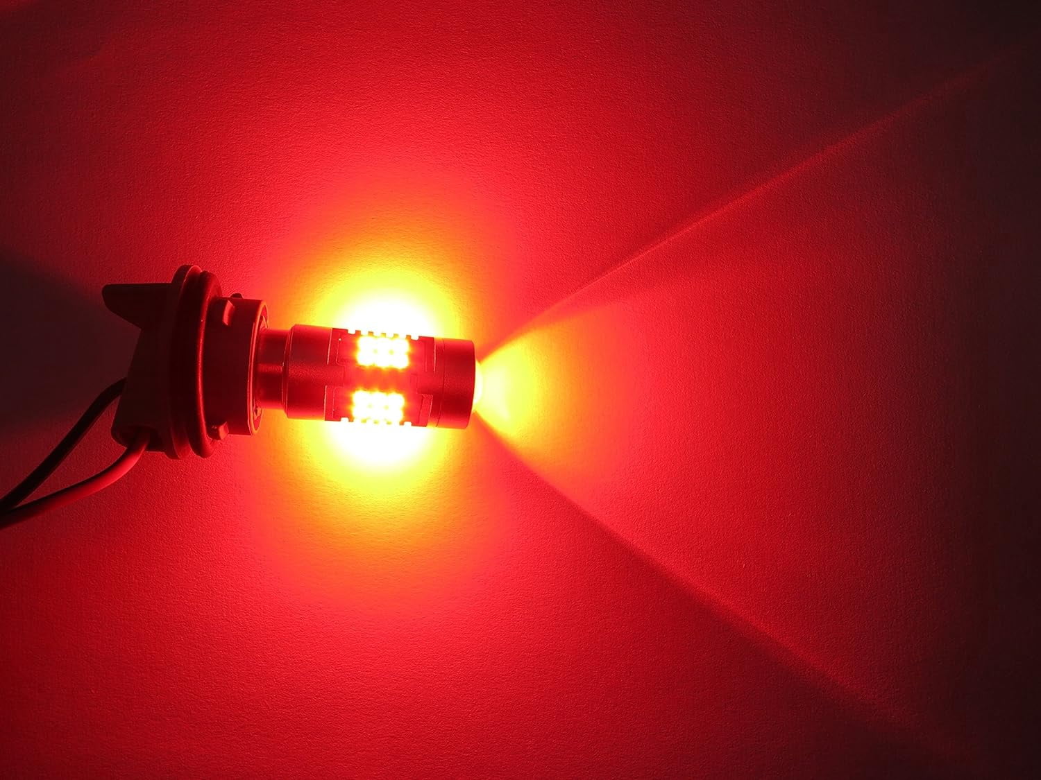 Set of 4 Mini 1156 Turn Signal Bulbs - Single Filament - Amber