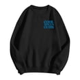thumbnail image 5 of Arlun Womens Cool Aunts Club Sweatshirts Funny Letter Print Long Sleeve Crew Neck Pullover Tops Drop Shoulder Loose Fit Soft Comfortable Casual Fall Sweatshirt Fashion Streetwear 1-Black XXXL, 5 of 5
