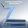 thumbnail image 6 of Auto Incline Treadmill, Foldable 18% Incline Heavyduty Treadmills for Home, 3.0HP, 8.7 MPH, 380 lbs Capacity, Wide Belt Indoor Running Machine for Home Gym, 6 of 9