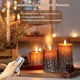 thumbnail image 3 of Juego de velas tipo pilar sin llama Lamp VEEKI, control remoto de 10 a 15 cm, 3 of 7
