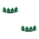 thumbnail image 3 of Kenally 4 Uds tapas de vástago de válvula de rueda componentes de repuesto universales accesorios de cubierta ruedas a prueba de polvo cubiertas de Verde 2piezas Kenally CBP493005, 3 of 5