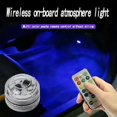 thumbnail image 3 of Automotive General Atmosphere Light Modification Interior Foot Light Car Wireless Atmosphere Light Colorful Remote Control parts, 3 of 5