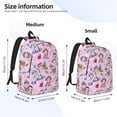 thumbnail image 3 of Yiaed Christmas Unicorns Print Backpack, Premium Laptop Backpack, Travel Backpack for Women, Lightweight Backpacks, Comfortable Back Pack-Small, 3 of 5